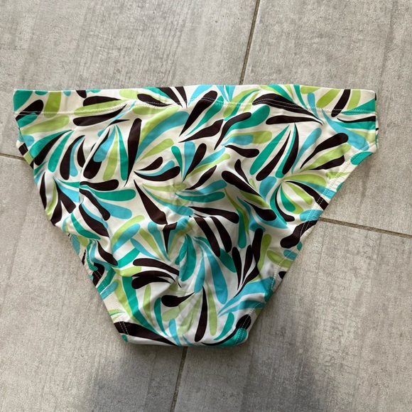 Retro Blue Bikini Bottoms - Picture 3 of 3